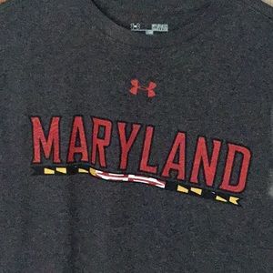 UMD Under Armour Heat Gear Long Sleeve Shirt Men’s Size Small 🐢